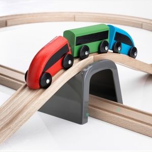 Basic Wood Train Set Multicolor